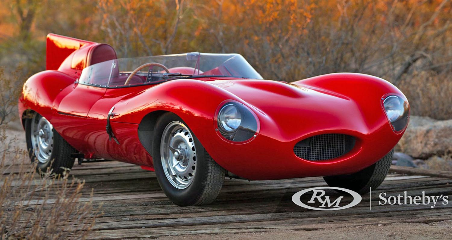 Astonishing 1955 Jaguar D-Type Offered for Sale at a Price to Up To .5 Million