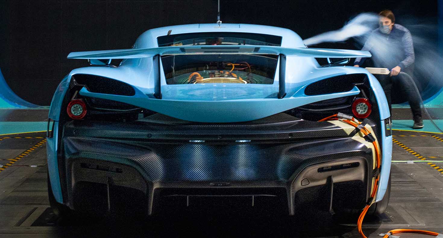The Eclectic Hypercar Rimac C_Two Reaches Its Final Aerodynamic Testing Phase
