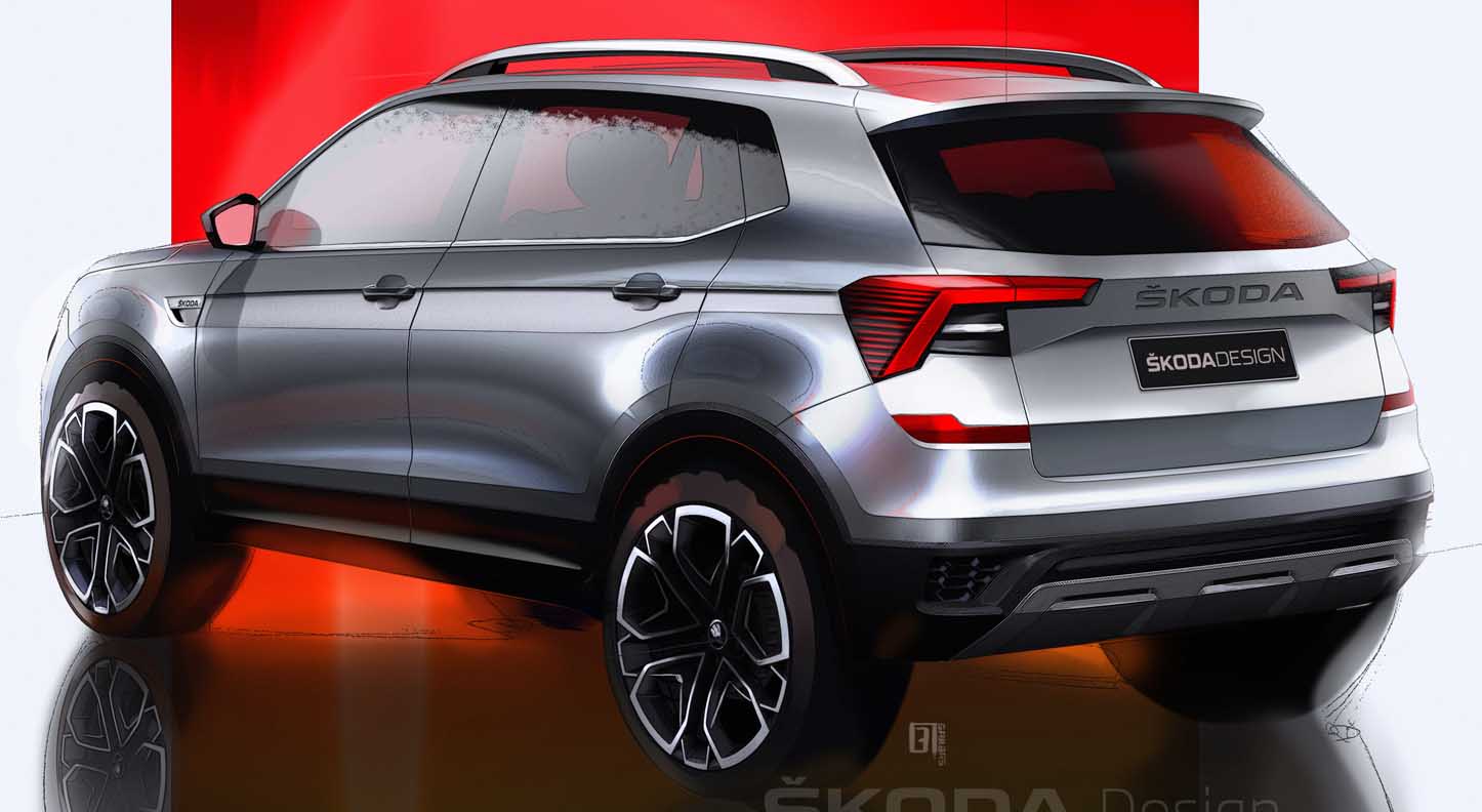 Skoda Kushaq 2022- New Design Sketches Of The New SUV