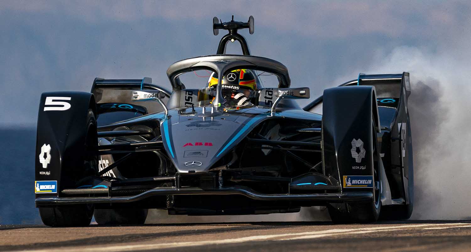 Mercedes-EQ Formula E Team Visits Neom Ahead Of Diriyah E-Prix