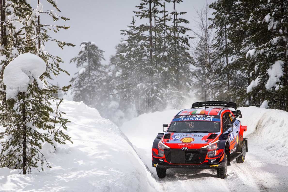 WRC 2021- Tänak Leads In Arctic Over Rovanperä After Saturday Morning’s Three Speed Tests