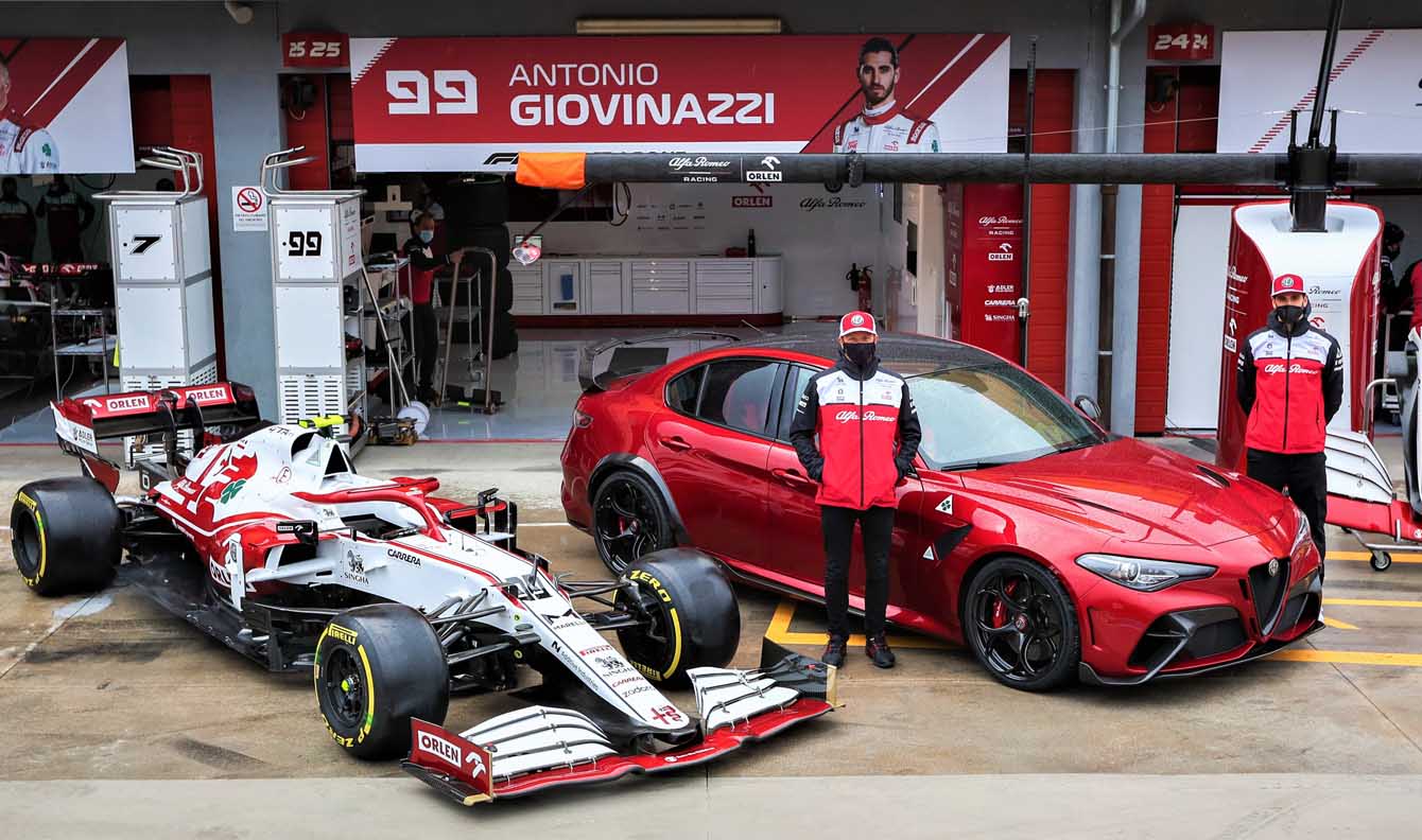 Alfa Romeo Giulia GTAm – The Special Guest Of Kimi Räikkönen And Antonio Giovinazzi At The Imola Grand Prix