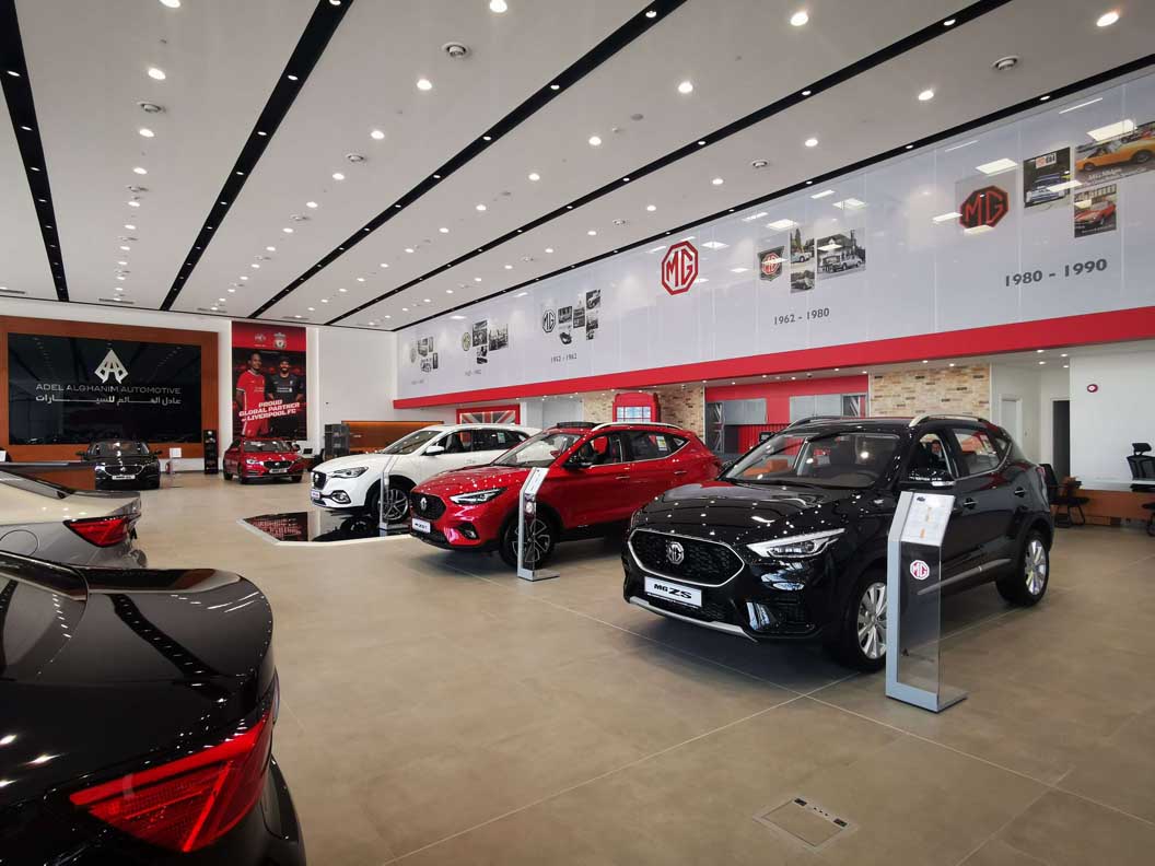 The New Mg Flagship Showroom In Kuwait And The Largest In GCC