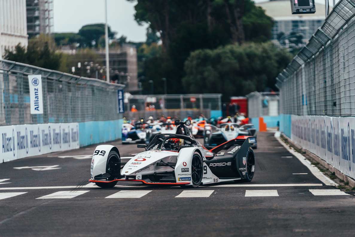 Pascal Wehrlein Gives Porsche Its First 2021 Formula E Podium In Rome