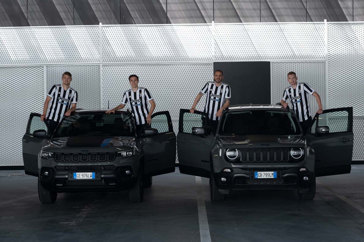 Juventus Takes To The Field With Jeep 4xe Logo