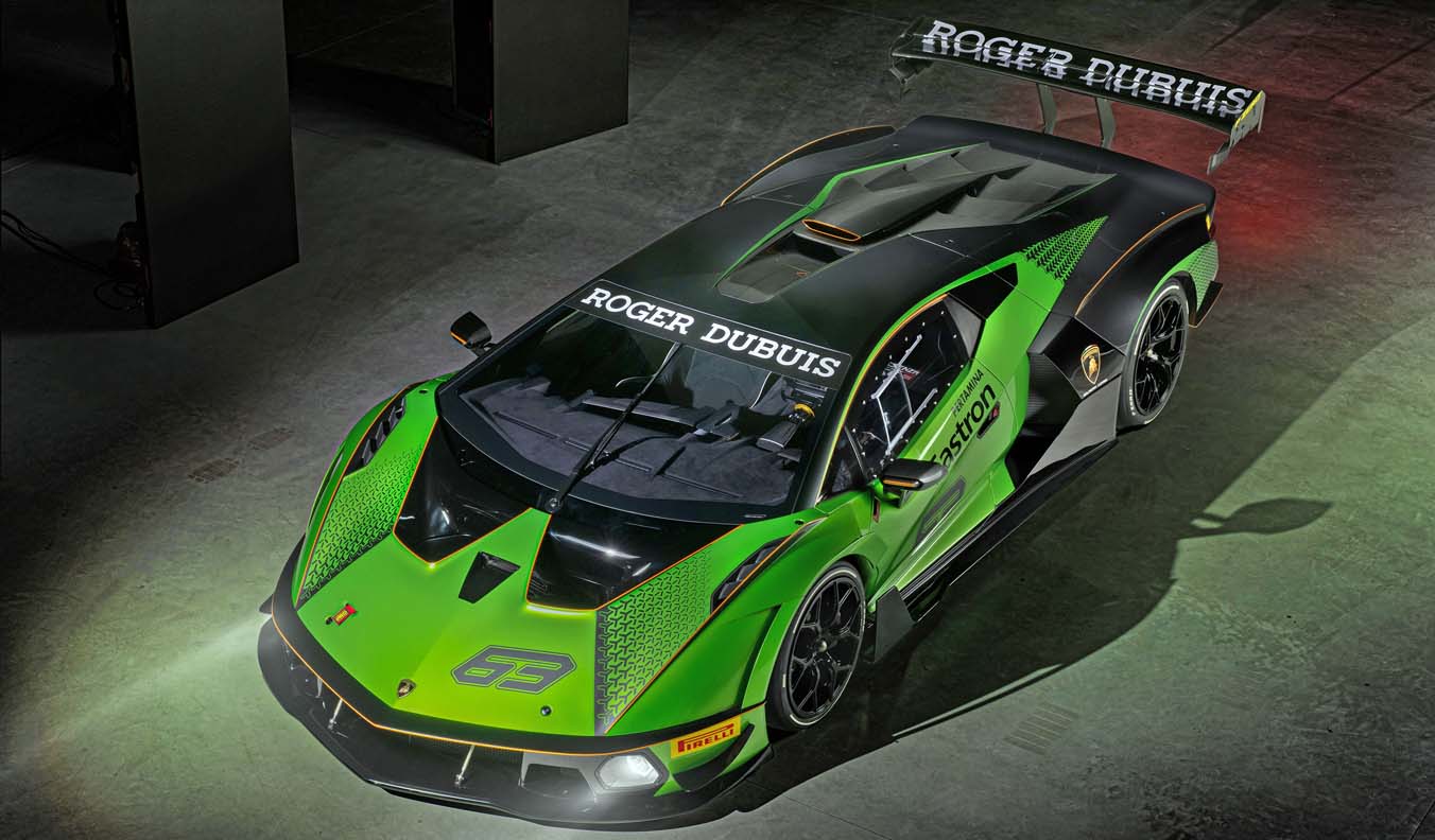لامبورغيني ايسينزا أس في12 – أول سيارة مع قفص من ألياف الكربون موافق عليها من قبل الاتحاد الدولي للسيارات