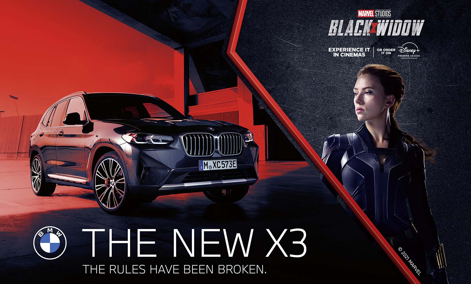 BMW Teams Up With Marvel Studios’ Black Widow For A Spectacular Cinema Experience.