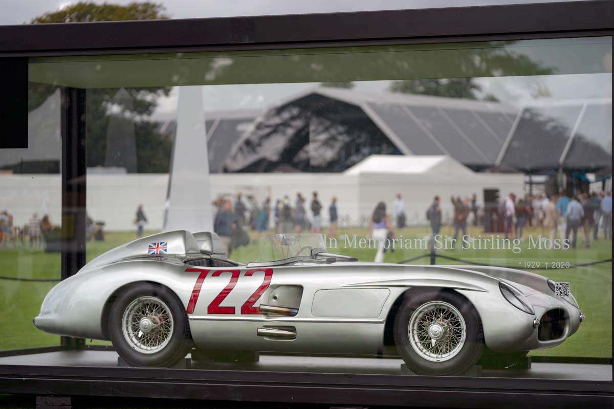 Mercedes-Benz 300 SLR “722” Of Sir Stirling Moss At The British Grand Prix At Silverstone