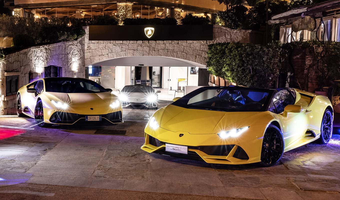 Lamborghini Lounge In Porto Cervo