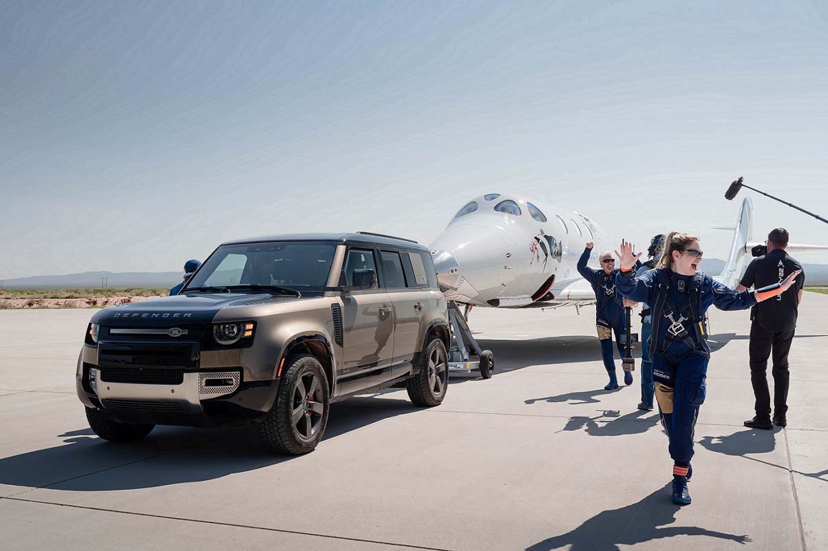 Above And Beyond – Land Rover Supports Virgin Galactic’s first Fully Crewed Space Flight