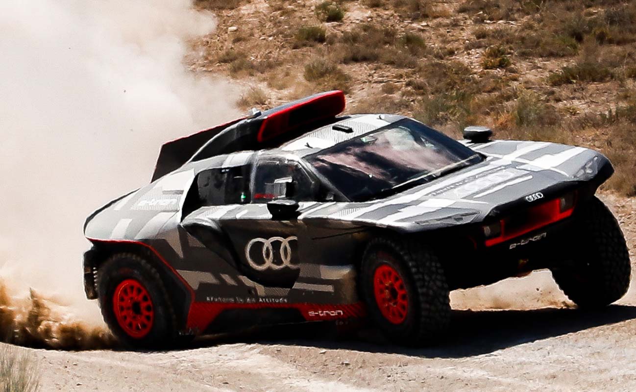 Audi RS Q E-Tron Being Put Through Its Paces Under The Spanish Sun