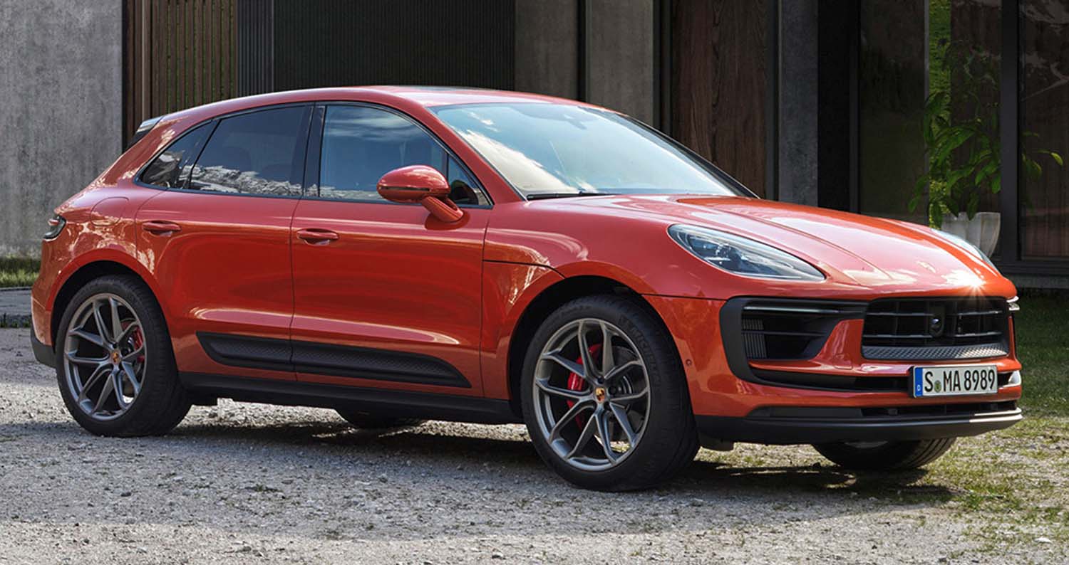 official start of sale for the New Porsche Macan with significantly more power and sportier design