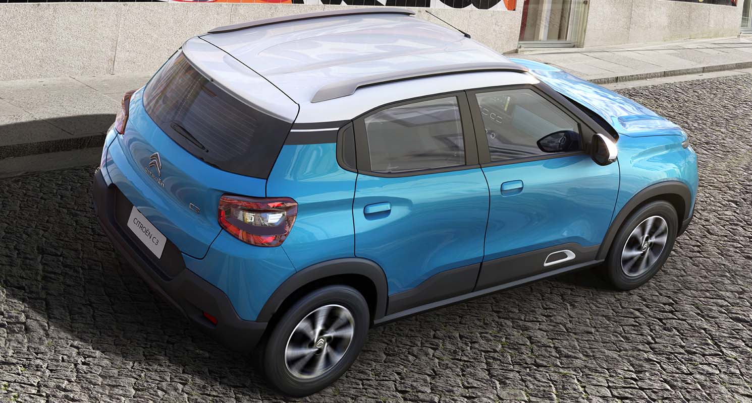 This is a special new Citroen C3 for India and South America