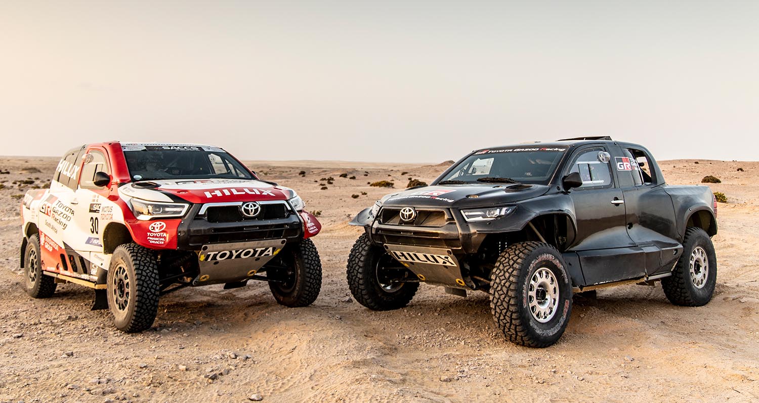 Toyota Gazoo Racing Announces Four-car Team And all-new Toyota Gr Dkr Hilux T1+ For Dakar 2022
