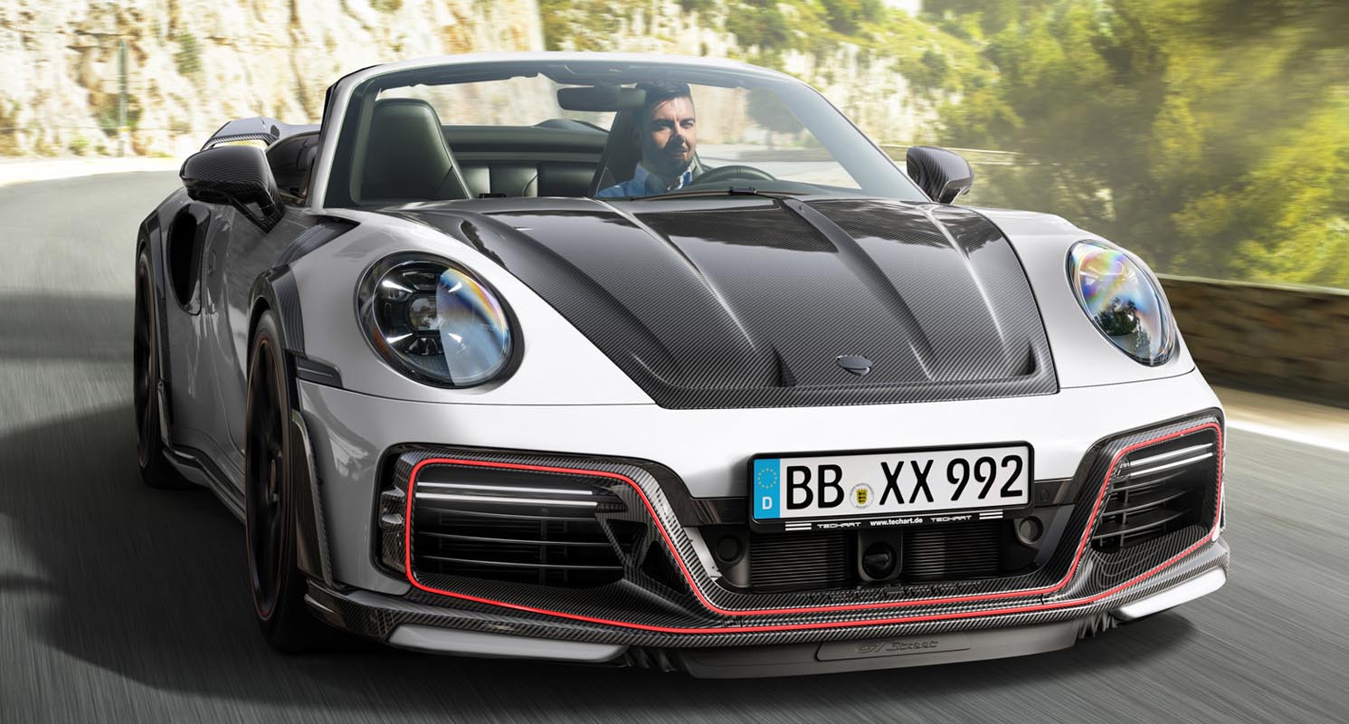 Porsche GTstreet R Cabriolet By TECHART – Super Power With Up to 800 HP