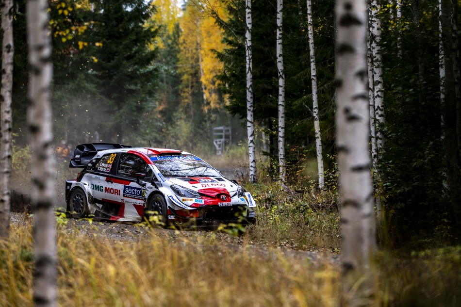 WRC – Evans Dominates Saturday Morning In Finland As Rovanperä Crashes Out