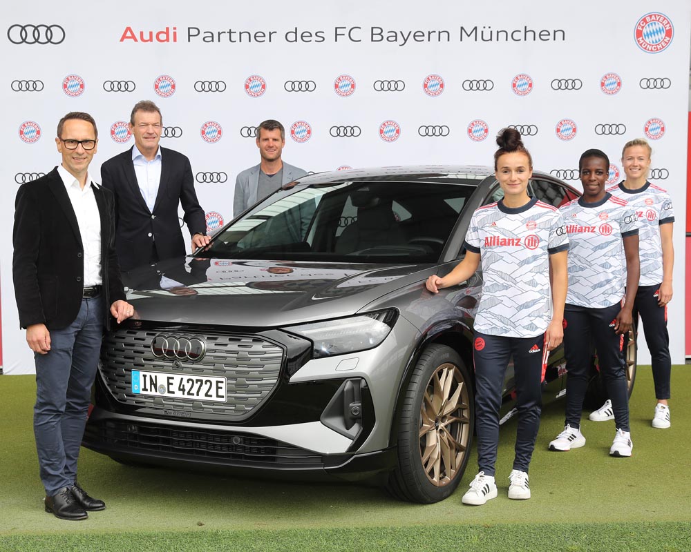 Audi Becomes A Partner Of Women’s Soccer At FC Bayern Munich