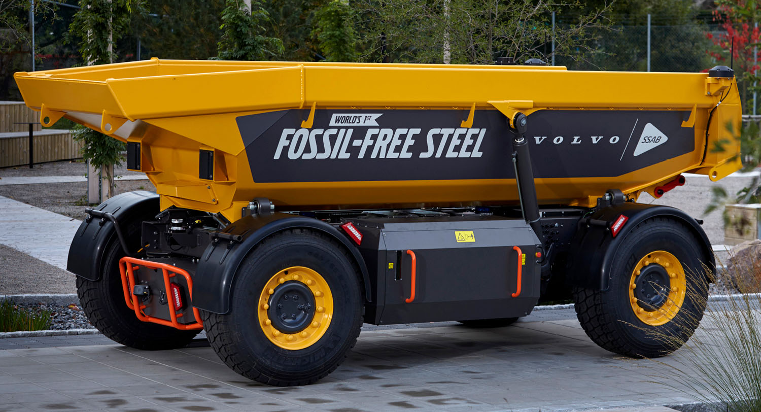 Volvo Group Launches World’s First Vehicle Using Fossil-Free Steel