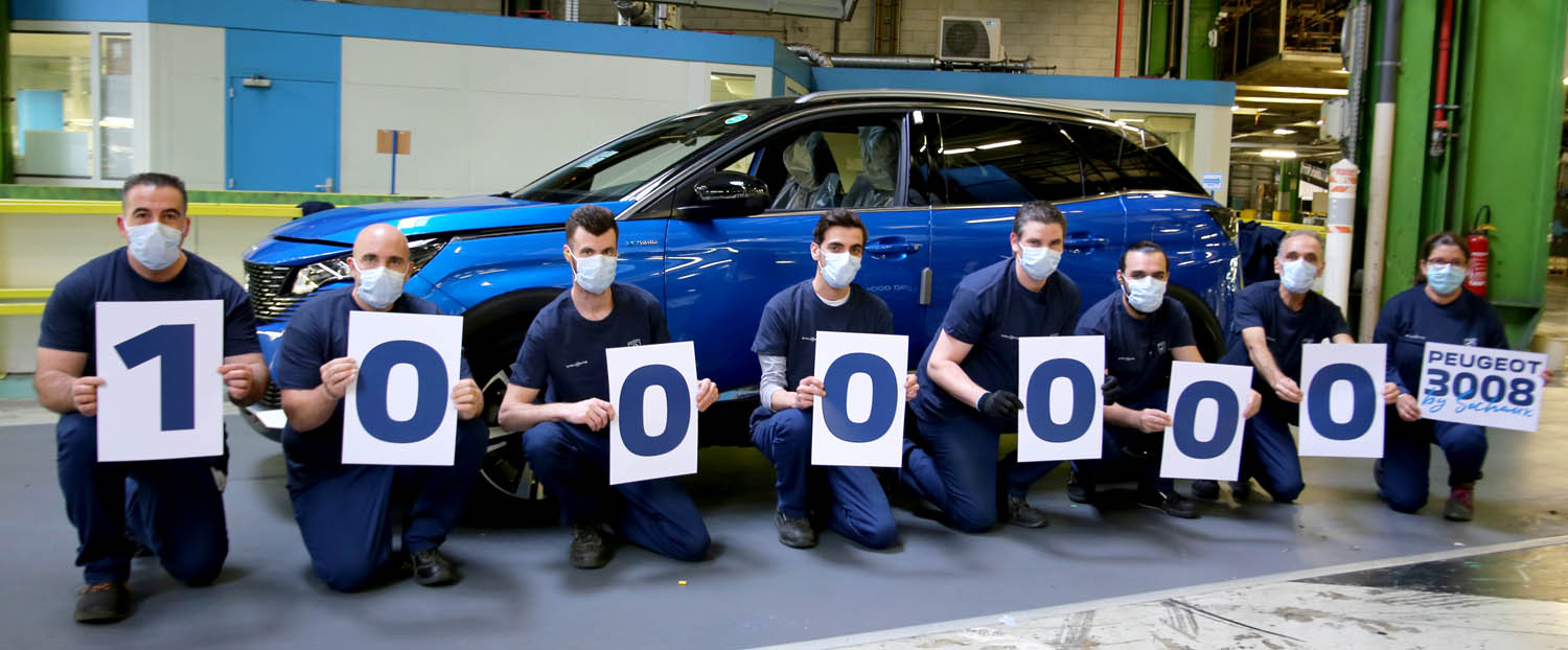 The Millionth Peugeot 3008 Rolls Off The Production Lines At The Sochaux Factory