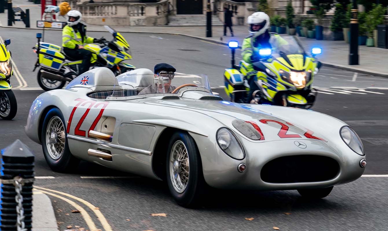 “The Last Blast” Short Film Follows The Unparalleled Drive Of The Famous Mercedes-Benz 300 SLR “722” In A London Tribute To Sir Stirling Moss