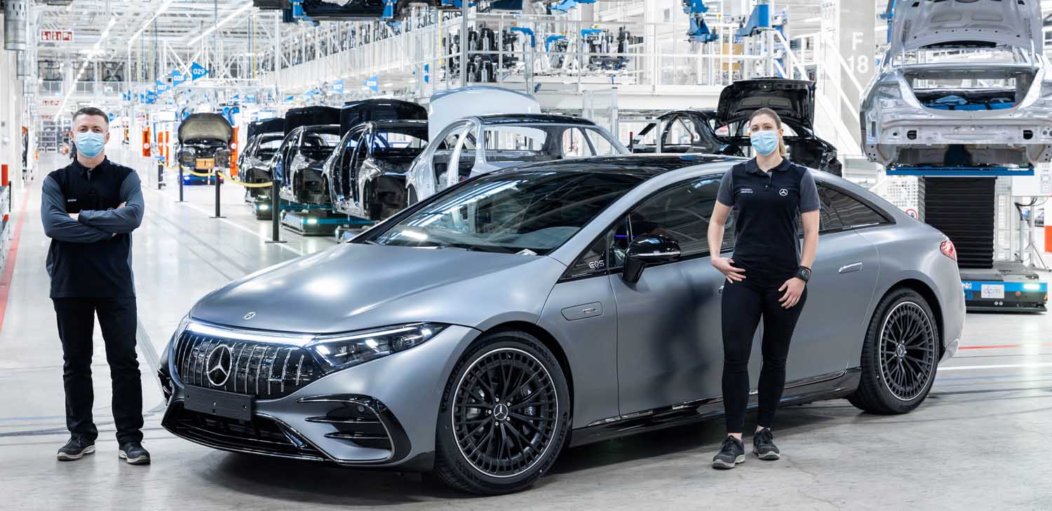 First Electric Sedan From Mercedes-AMG: EQS 53 4MATIC+ Ramp-Up At Factory 56