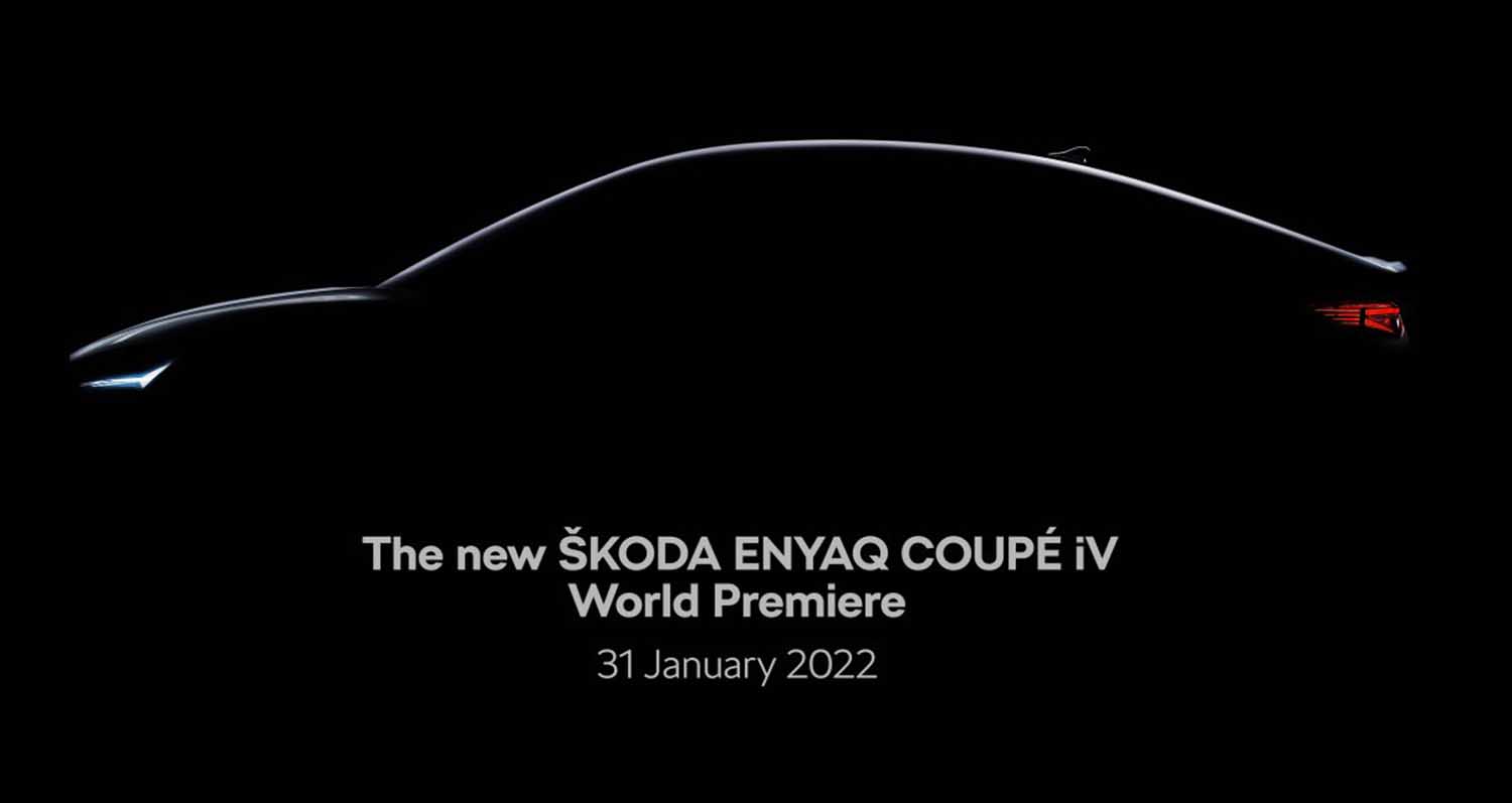 Škoda Enyaq Coupé iV – World Premiere On 31 January