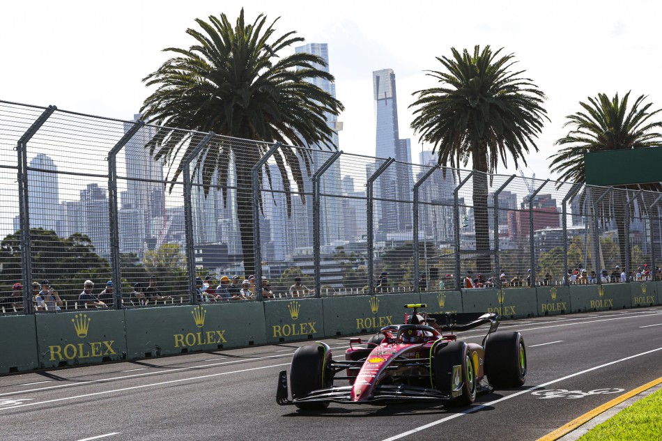 F1 – Sainz Heads Ferrari 1-2 In Opening Practice For Australian Grand Prix