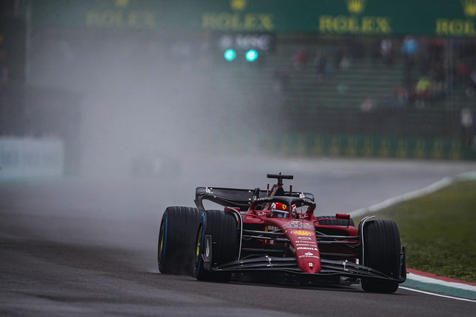 F1 – Leclerc Quickest In Wet First Practice For Emilia Romagna Grand Prix